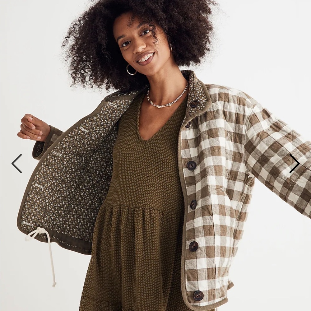 Madewell quilted reversible jacket
